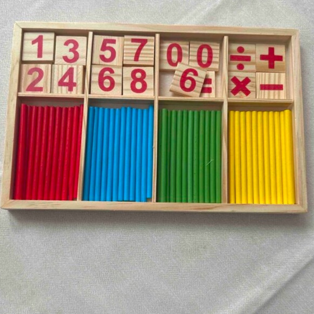 Wooden Math Learning Set - Picture 2 of 9